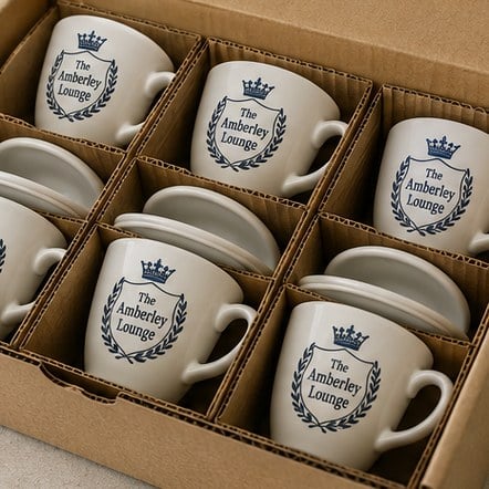 Customized espresso cups for hotels and restaurants